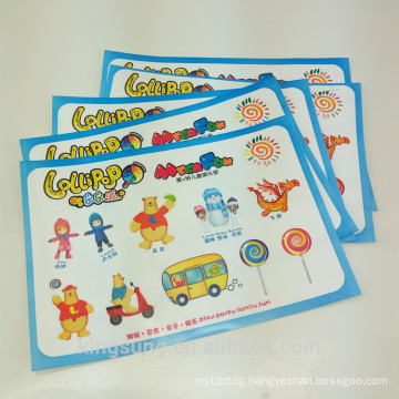 A5 size carton characters sticker paper sheet